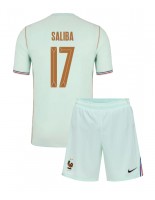 Francie William Saliba #17 Venkovní dres pro děti MS 2026 Krátký Rukáv (+ trenýrky)